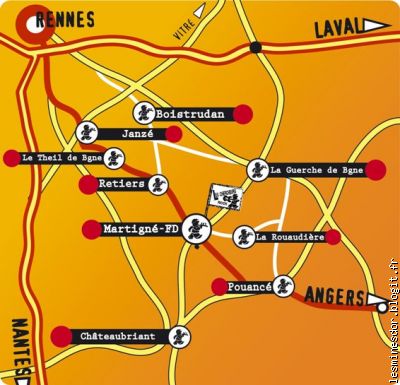 Carte des bars en Or